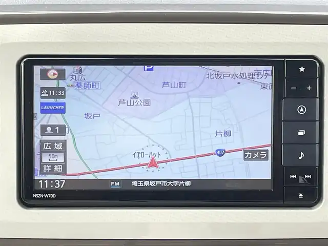ダイハツ ムーヴ キャンバス X メイクアップ リミテッド SAⅢ 埼玉県 2020(令2)年 2.7万km パールホワイトⅢ/ナチュラルベージュマイカメタリック 2トーン 純正ナビ/アラウンドビュー/両側パワースライド/純正ホイールキャップ/ETC/アイドリングストップ/オートハイビーム/ツートンカラー