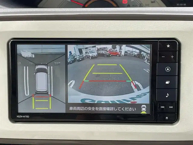ダイハツ ムーヴ キャンバス X メイクアップ リミテッド SAⅢ 埼玉県 2020(令2)年 2.7万km パールホワイトⅢ/ナチュラルベージュマイカメタリック 2トーン 純正ナビ/アラウンドビュー/両側パワースライド/純正ホイールキャップ/ETC/アイドリングストップ/オートハイビーム/ツートンカラー