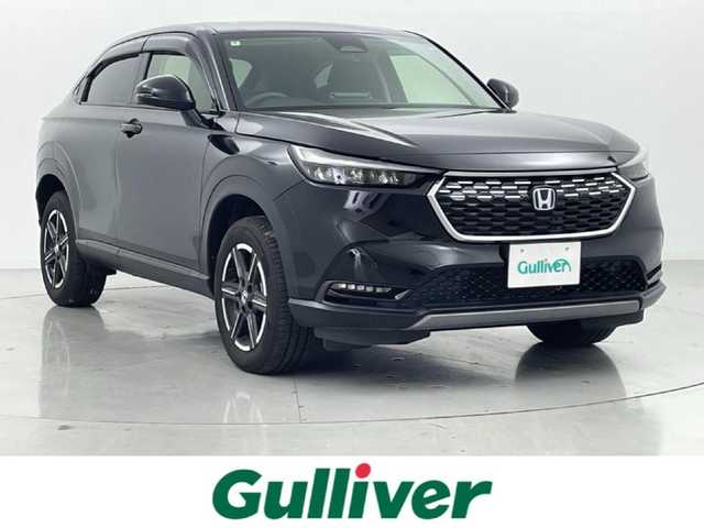 ホンダ ヴェゼル ハイブリッド e:HEV X 熊本県 2024(令6)年 1.2万km クリスタルブラックパール 禁煙車/アルパイン11インチディスプレイオーディオ（ApplCarPlay・BT・USB・HDMI）/バックカメラ　/ＥＴＣ　/レーダークルーズコントロール　/前後クリアランスソナー　/ブレーキホールド/電子パーキング/衝突軽減ブレーキ　/レーンキープアシスト　/横滑り防止　/ダウンヒルアシスト/純正フロアマット/純正16インチAW/オートライト/LEDヘッドライト/スマートキー/プッシュスタート