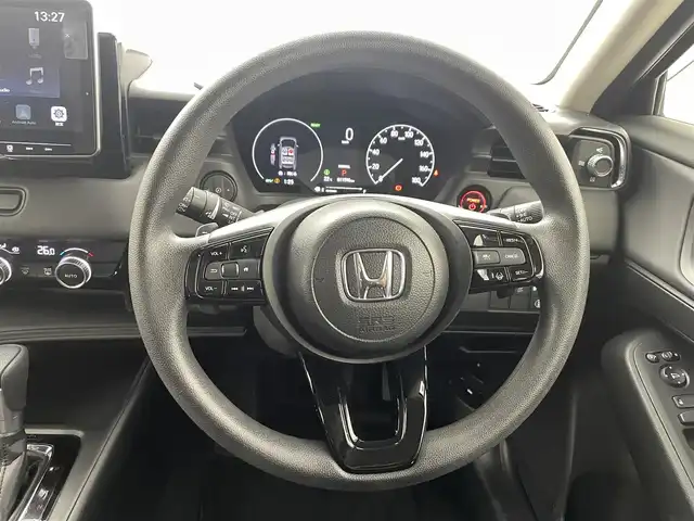 ホンダ ヴェゼル ハイブリッド e:HEV X 熊本県 2024(令6)年 1.2万km クリスタルブラックパール 禁煙車/アルパイン11インチディスプレイオーディオ（ApplCarPlay・BT・USB・HDMI）/バックカメラ　/ＥＴＣ　/レーダークルーズコントロール　/前後クリアランスソナー　/ブレーキホールド/電子パーキング/衝突軽減ブレーキ　/レーンキープアシスト　/横滑り防止　/ダウンヒルアシスト/純正フロアマット/純正16インチAW/オートライト/LEDヘッドライト/スマートキー/プッシュスタート