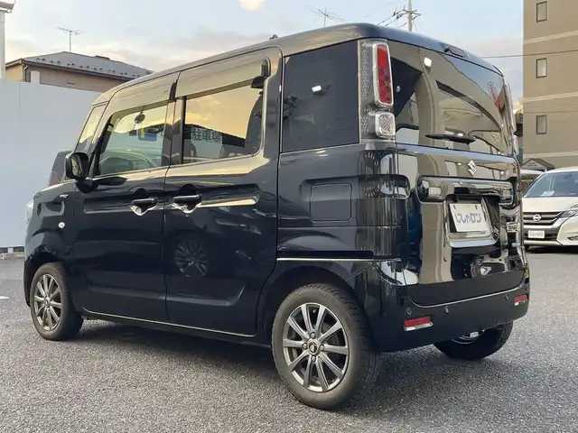 スズキ スペーシア HYBRID G 埼玉県 2019(平31)年 11.4万km ブルーイッシュブラックパール3 (株)IDOMが運営する【じしゃロン鳩ヶ谷店】の自社ローン専用車両になりますこちらは現金またはオートローンご利用時の価格です。自社ローンご希望の方は別途その旨お申付け下さい/登録時113969km/社外SDナビ(品番:CN-RE05WD)/・AM/FM・CD/DVD・BT・MSV(SD)/フルセグTV/バックカメラ/デュアルセンサーブレーキサポート/衝突被害軽減ブレーキ/車線逸脱警報機能/横滑り防止機能/リアクリアランスソナー/ビルトインETC/プッシュスタート/スマートキー/スペア1本/ステアリングスイッチ/パワーモードスイッチ/両側スライドドア/社外14インチAW(メーカー:MANARAY SPORT)/ドアバイザー/ベンチシート/ISOFIX/ヘッドライトレベライザー/電動格納機能付きサイドミラー