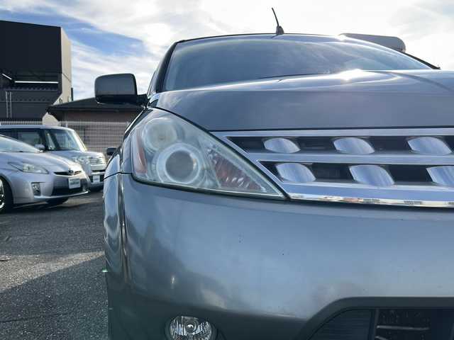 日産 ムラーノ 250XL 富山県 2007(平19)年 11.3万km トワイライトグレー スマートキー×２/メーカーオプションナビ/CD/MD/BOSEサウンドシステム/ETC/バック/左ブラインドカメラ/デュアルAAC/パワーシート/HIDヘッドライト/フォグ/トノカバー/純正フロアマット/皮巻きステアリング/ステアリングスイッチ/SNOW/POWERモード/純正18インチAW/保証書・取説・ナビ取説/スペアキー