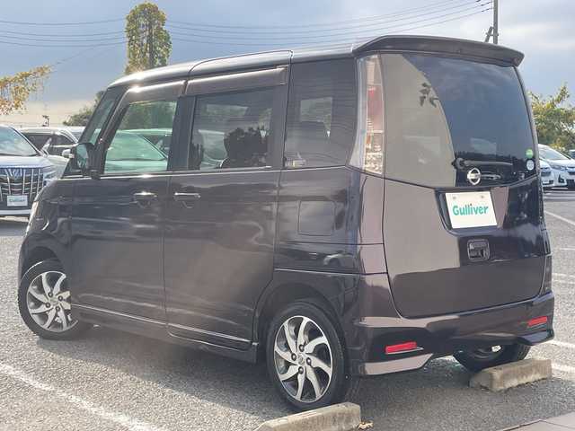 日産 ルークス ハイウェイスター 千葉県 2012(平24)年 8万km ミステリアスバイオレットパール ナビMM312D-A　バックカメラ　パワースライドドア　フルセグTV　スマートキー　プッシュスタート　フロアマット　オートライト　フォグライト　キセノンライト　１４インチAW　ドアバイザー　エアロ