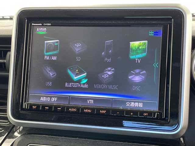 スズキ スペーシア カスタム HYBRID XS 千葉県 2021(令3)年 3.6万km ブルーイッシュブラックパール3 衝突軽減ブレーキ/レーンキープアシスト/レーダークルーズコントロール/全方位カメラ/純正SDナビ/（フルセグ/Bluetooth/CD/DVD/FM/AM）/ハーフレザーシート/シートヒーター（運転席のみ）/アイドリングストップ/LEDヘッドライト/フォグライト/ヘッドアップディスプレイ/電動格納ミラー/ロールサンシェード/シートバックテーブル