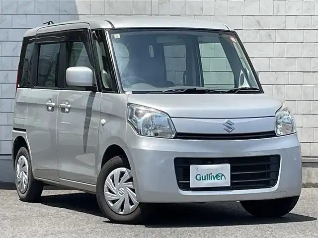 スズキ スペーシア G 大分県 2014(平26)年 10.5万km シルキーシルバーメタリック 社外メモリナビ AVIC-MRZ02/【ワンセグ/CD】/バックカメラ/アイドリングストップ/ヘッドライトレベライザー/エンジンプッシュスタート/リアプライバシーガラス/ドアバイザー/フロアマット/電動格納ミラー/Wエアバッグ/ABS/スマートキー×2/パワステ/パワーウィンドウ/車両取説