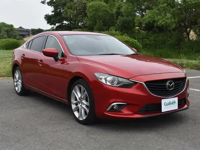 マツダ アテンザ セダン XD 福岡県 2012(平24)年 4.6万km ソウルレッドプレミアムメタリック 　アテンザセダン　XD　/社外ナビ/　　CD/DVD/フルセグTV/B・T/　　CA9PA/バックカメラ/スマートシティブレーキサポート/レーダークルーズコントロール/パドルシフト/HID/フォグランプ/OP　19インチアルミホイール/ETC/保証書あり/取扱説明書あり/スペアキーあり