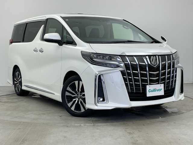 トヨタ アルファード S Cパッケージ 新潟県 2020(令2)年 6.5万km ホワイトパールクリスタルシャイン ディスプレイオーディオ/(fm.AM.Bluetooth.AppleCarPlay AndroidAuto)/純正フリップダウンモニター/TVキャンセラー/バックカメラ/ツインムーンルーフ/トヨタセーフティセンス/・プリクラッシュセーフティ/・レーダークルーズコントロール/・レーンキープアシスト/・オートマチックハイビーム/ブラインドスポットモニター/三眼LEDヘッドライト/革コンピステアリング/ステアリングリモコン/コーナーセンサー/デジタルインナーミラー/ステアリングヒーター/両側パワースライドドア/サイド.リアスポイラーモデリスタ/プッシュスタート/スマートキー/純正フロアマット