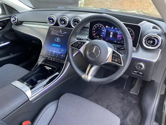 メルセデス・ベンツ Ｍ・ベンツ Ｃ２００ ステーションワゴンアバンギャルド 福岡県 2022(令4)年 2.3万km オブシディアンブラック ベーシックパッケージ/HUD/レーダーセーフティパッケージ/360度カメラ/パワーテールゲート/純正HDDナビ/フルセグTV/ETC/黒半革/シートヒーター/純正17インチAW/LEDヘッドライト/ブラインドスポット/レーンキープ/アダプティブクルーズコントロール/前後ドラレコ/スマートキー/アンビエントライト