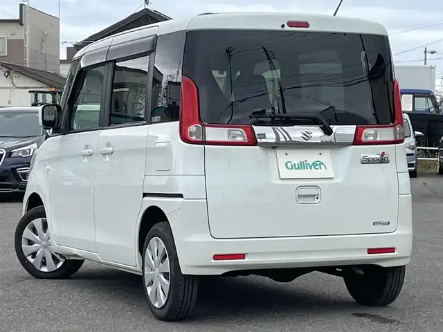 スズキ スペーシア G リミテッド 道央・札幌 2015(平27)年 3.7万km クリスタルホワイトP ４WD/純正ディーラーOPナビ/CD/DVD/BT/フルセグ/デュアルカメラブレーキサポート/横滑り防止装置/レーンキープアシスト/全方位カメラ/ETC/ドライブレコーダー/アイドリングストップ/片側パワースライドドア/前席シートヒーター/社外シートカバー/ステアリングリモコン/プッシュスタート/スマートキー/ハロゲンヘッドライト/ヘッドライトレベライザー/でんどうか/ヒーテッドドアミラー/純正フロアマット/ドアバイザー/スペアキー/スチールホイール付冬タイヤ積込/155/65/R14/2023年/山6mm