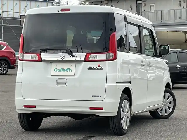 スズキ スペーシア G リミテッド 道央・札幌 2015(平27)年 3.7万km クリスタルホワイトP ４WD/純正ディーラーOPナビ/CD/DVD/BT/フルセグ/デュアルカメラブレーキサポート/横滑り防止装置/レーンキープアシスト/全方位カメラ/ETC/ドライブレコーダー/アイドリングストップ/片側パワースライドドア/前席シートヒーター/社外シートカバー/ステアリングリモコン/プッシュスタート/スマートキー/ハロゲンヘッドライト/ヘッドライトレベライザー/でんどうか/ヒーテッドドアミラー/純正フロアマット/ドアバイザー/スペアキー/スチールホイール付冬タイヤ積込/155/65/R14/2023年/山6mm