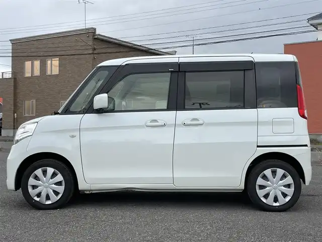 スズキ スペーシア G リミテッド 道央・札幌 2015(平27)年 3.7万km クリスタルホワイトP ４WD/純正ディーラーOPナビ/CD/DVD/BT/フルセグ/デュアルカメラブレーキサポート/横滑り防止装置/レーンキープアシスト/全方位カメラ/ETC/ドライブレコーダー/アイドリングストップ/片側パワースライドドア/前席シートヒーター/社外シートカバー/ステアリングリモコン/プッシュスタート/スマートキー/ハロゲンヘッドライト/ヘッドライトレベライザー/でんどうか/ヒーテッドドアミラー/純正フロアマット/ドアバイザー/スペアキー/スチールホイール付冬タイヤ積込/155/65/R14/2023年/山6mm