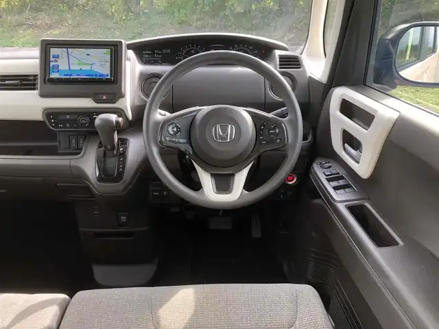 ホンダ Ｎ ＢＯＸ L 福岡県 2021(令3)年 3.1万km ピーチブロッサムパール ホンダセンシング/社外メモリナビ【AVN-LS01】/　フルセグTV/CD/Bluetooth/バックカメラ/社外ドライブレコーダー【AN-R082S】/ステアリングスイッチ/アイドリングストップ/ウィンカーミラー/クルーズコントロール/ドアバイザー/社外フロアマット/プッシュスタート/片側パワースライドドア/ETC