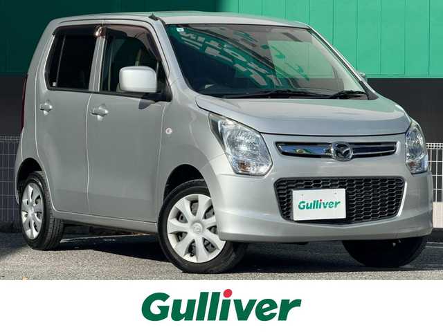 マツダ フレア XG 千葉県 2013(平25)年 4.6万km シルキーシルバーメタリック ７インチナビCA9TD(ＣＤ／ＵＳＢ)/５速ＭＴ/オートエアコン/ＥＴＣ/電格ミラー/パワーウィンドウ/アイドリングストップ/リモコンキー/フロアマット/スペアキー1本/板キーのみ/積込み純正アルミ