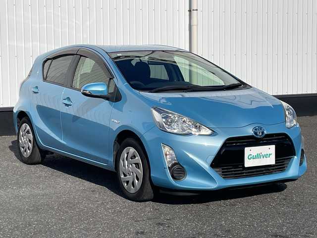 トヨタ アクア S 千葉県 2017(平29)年 3.5万km クールソーダメタリック 純正9インチナビ/(フルセグTV/BT/CD/DVD/FM/AM)/バックカメラ/ビルトインETC/アイドリングストップ/オートライト/シートリフター/プッシュスタート/スマートキー/フロアマット/スペアキー/保証書