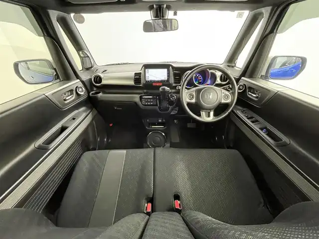 ホンダ Ｎ ＢＯＸ スラッシュ X ターボパッケージ 道央・札幌 2015(平27)年 7.3万km 青Ⅱ ・４WD/・純正メモリナビ/・CD/DVD/BT/フルセグ/SD/AUX/iPod/・ETC/・衝突軽減ブレーキ/・横滑り防止装置/・アイドリングストップ/・CTBA/・前席シートヒーター/・ステアリングヒーター/・モード切替ステアリング/・ワイヤレス充電/・電動パーキングブレーキ/・パドルシフト/・ピタ駐ミラー/・ドアバイザー/・電動格納ウィンカーミラー/・純正フロアマット/・純正15インチAW/・プッシュスタート/・スマートキー/・スペアキー