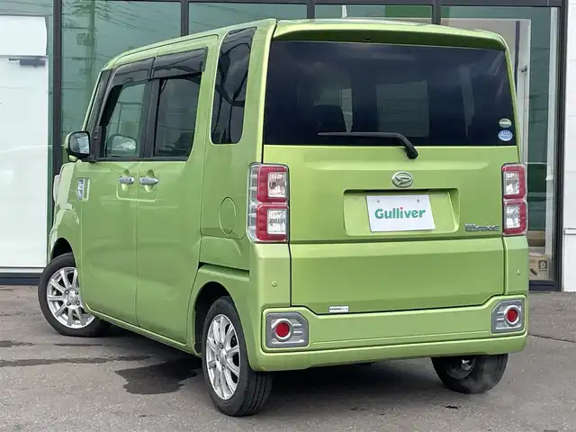 ダイハツ ウェイク L SA Ⅲ 道南・函館 2018(平30)年 6.8万km フレッシュグリーンM /社外ナビ//ワンセグTV//ドライブレコーダー//ETC//両側パワースライドドア//衝突被害軽減システム//オートマチックハイビーム//オートライト//運転席シートヒーター//スマートキー//エンジンプッシュスタート