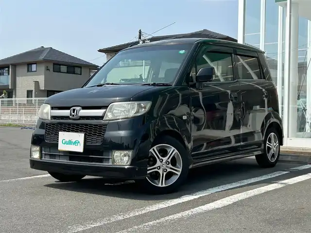 ホンダ ゼスト SPORTS G 静岡県 2008(平20)年 12.8万km ナイトホークブラックパール パワーステアリング/パワーウィンドウ/CDチェンジャー/純正フロアマット/布シート/純正アルミホイール/ABS/ダブルエアバック