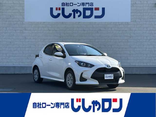 トヨタ ヤリス ハイブリッド X 道北・旭川 2020(令2)年 10.6万km スーパーホワイトⅡ (株)IDOMが運営する【じしゃロン旭川店】の自社ローン専用車両になります。こちらは現金またはオートローンご利用時の価格です。自社ローンご希望の方は別途その旨お申付け下さい/　/・純正ナビ(BT)/・ETC/・ドライブレコーダー/・レーダーブレーキ/・プッシュスタート/・スマートキー1個/・取扱説明書
