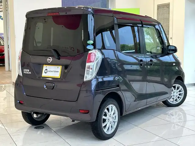 日産 デイズ ルークス X Vセレクション 埼玉県 2018(平30)年 5.3万km プレミアムパープルP エマージェンシーブレーキ/純正ナビ/　　CD/DVD/BT/フルセグ/アラウンドビューカメラ/両側パワースライドドア/ステアリングスイッチ
