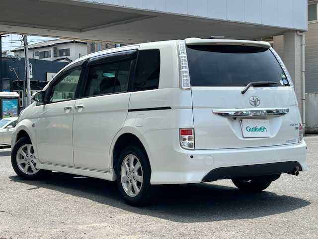 トヨタ アイシス プラタナ Vセレクション ブラン 宮城県 2014(平26)年 5万km ホワイトパールクリスタルシャイン ワンオーナー/純正ナビ（AM/FM/BT/TV/SD）/４WD/両側パワースライドドア/３列シート/コーナーセンサー/横滑り防止装置/LEDライト/オートライト/ETC/ドライブレコーダー（前後）/サマータイヤ純正AW（195/65/R15）/サマータイヤ社外AW積込み（205/55R16）/スタッドレスタイヤ社外AW積込（195/65R15）/保証書