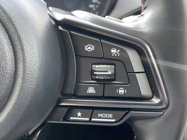 スバル レヴォーグ STIスポーツ EX ブラックインテリアセレ 岩手県 2024(令6)年 1.8万km マグネタイトグレーメタリック ・４WD/・純正メモリナビ（AppleCarplay/AndroidAuto/BT/USB/AUX/AM//FM/フルセグテレビ）/・アイサイトX/・渋滞時ハンズオフアシスト/・アクティブレーンチェンジアシスト/・ドライバー異常時対応システム/・カーブ前速度制御/・アラウンドビューモニター/・純正デジタルインナーミラー/・純正ドライブレコーダー前後/・ハーフレザーシート/・純正フロアマット/・パワーシート（運転席・助手席）/・横滑り防止機能/・LEDライト/・コーナーセンサー前後/・パワーバックドア/・パドルシフト/・プリクラッシュブレーキ/・車間距離警報/・エマージェンシーレーンキープアシスト/・車線逸脱防止機能/・後側方警戒支援システム/・ビークルダイナミクスコントロール/・ステアリング連動ヘッドランプ/・アイドリングストップ/・STI専用ステアリング