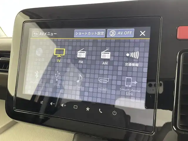 スズキ スペーシア HYBRID X 福島県 2024(令6)年 0.1万km 黄 禁煙車　純正ナビ（ＢＴ，ＵＳＢ，アップルカープレイ、フルセグ）全方位カメラ　両側パワスラ　衝突軽減システム　標識認識機能　コーナーセンサー　シートヒーター　レーンキープアシスト　アイドリングストップ
