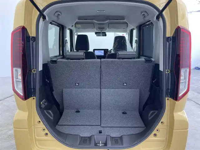 スズキ スペーシア HYBRID X 福島県 2024(令6)年 0.1万km 黄 禁煙車　純正ナビ（ＢＴ，ＵＳＢ，アップルカープレイ、フルセグ）全方位カメラ　両側パワスラ　衝突軽減システム　標識認識機能　コーナーセンサー　シートヒーター　レーンキープアシスト　アイドリングストップ