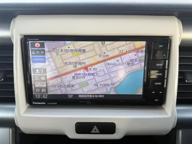 スズキ ハスラー G 愛知県 2019(平31)年 3.7万km パッションオレンジマイカ/スペリアホワイト /社外メモリナビ//社外フルセグTV//AM/FM/BT/TV/CD/DVD//バックカメラ//ETC//前後ドラレコ//横滑り防止装置//衝突被害軽減ブレーキ//レーンアシスト//アイドリングストップ//ヘッドライトレベライザー//ステアスイッチ//シートヒーター(D/N)//HIDヘッドライト//フロントフォグランプ//純正フロアマット//純正ドアバイザー//電格ミラー//イモビライザー//ISOFIX//ダブルエアバック//スマートキー//スペアキー1本//取扱説明書//記録簿(R7)