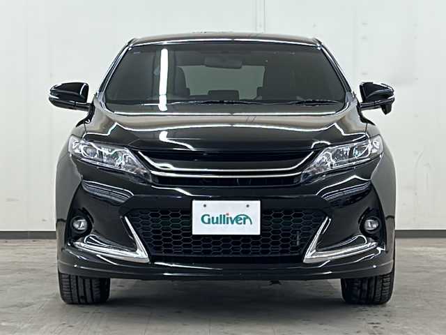 トヨタ ハリアー エレガンス G’s 道央・札幌 2015(平27)年 6.7万km ブラック /4WD//アルパイン９インチナビ：EX900/(AM/FM/TV/BT/CD/DVD)//フルセグテレビ//バックカメラ//ハーフレザーシート//G’s純正19インチアルミホイール//スマートキー//アイドリングストップ//運転席パワーシート//純正フロアマット//横滑り防止装置//カーテンエアバッグ//トヨタ純正ドアバイザー//MTモード付AT//ETC