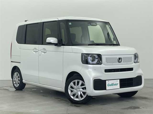 ホンダ Ｎ ＢＯＸ 富山県 2025(令7)年 0.2万km プラチナホワイトパール 純正8型ナビ（AM/FM/BT/USB/フルセグ）/バックカメラ/ETC/片側パワースライドドア/シートヒーター/衝突被害軽減システム/レーダークルーズコントロール/レーンキープアシスト/コーナーセンサー/横滑り防止装置/オートLEDライト/純正フロアマット/オートホールド付電子パーキング/ステアリングスイッチ/スマートキー/スペアキー