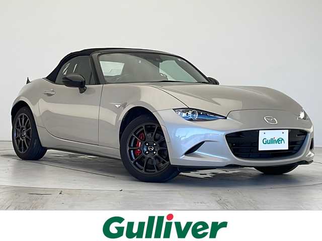 マツダ ロードスター RS 愛知県 2022(令4)年 1.8万km プラチナクォーツメタリック 衝突軽減システム/純正ナビ SDカードなし/クルーズコントロール/シートヒーター/フルセグ/CD DVD/Bluetooth/バックカメラ/コーナーセンサー/純正アルミホイール/LEDヘッドライト/ドライブレコーダー/ETC/ステアリングスイッチ/スマートキー/プッシュスタート