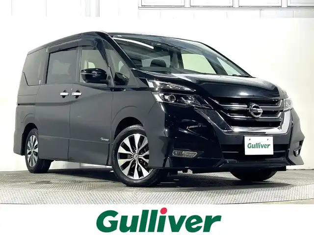 日産 セレナ ハイウェイスター 大阪府 2017(平29)年 2.9万km ダイヤモンドブラック ProPILOT 純正9incナビTV 360カメラ 後席モニター デジタルインナーミラー ハンズフリー両側パワースライドドア 衝突軽減 レーダーC クリアランスソナー パークアシスト ドラレコ