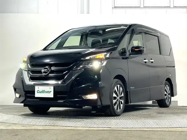 日産 セレナ ハイウェイスター 大阪府 2017(平29)年 2.9万km ダイヤモンドブラック ProPILOT 純正9incナビTV 360カメラ 後席モニター デジタルインナーミラー ハンズフリー両側パワースライドドア 衝突軽減 レーダーC クリアランスソナー パークアシスト ドラレコ