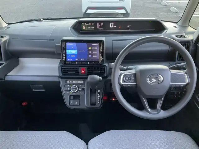 ダイハツ タント X 滋賀県 2023(令5)年 4.3万km ブラックマイカメタリック 車検8年10月まで/スマートアシスト/社外8インチナビ/Bluetooth、フルセグテレビ/バックカメラ/ETC/前後ドライブレコーダー/前席シートヒーター/片側パワースライドドア/電子パーキング/ブレーキホルード/LEDヘッドライト/取扱説明書/保証書