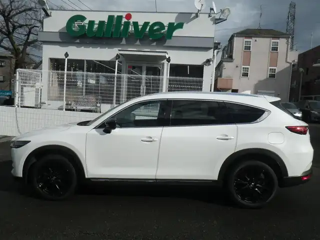 マツダ ＣＸ－８ XD ブラックトーンエディション 神奈川県 2022(令4)年 3.7万km スノーフレイクホワイトパールマイカ 4WD/メーカーOPルーフレール/メーカーOPサイドシルプロテクター/純正SDナビ　フルセグTV/（Bluetooth/USBx2/スマートフォン連携）/360°ビューモニター/クリアランスソナー/パワーバックドア/レーダークルーズ/ハーフレザーシート/前席/2列目シートヒーター/前席パワーシート（運転席メモリー付）/純正前後ドライブレコーダー/ステアリングヒーター/アドバンスドスマートシティブレーキ/ブラインドスポット/スマートブレーキサポート/レーンキープアシスト/アダプティブLEDヘッドランプ/アクティブドライビングディスプレイ/交通標識認識システム/ドライバーアテンションアラート/車線逸脱警報システム/ワイヤレス充電器/2列目3列目USB充電端子/アドバンストキーx2/リアドアサンシェード/ETC/取説書/保証書/点検記録（全てマツダディーラーで実施）/  R4/12　R5/9  R6/2/ R6/8  R7/2