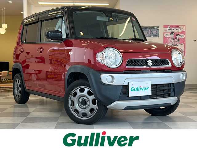 スズキ ハスラー G ターボ 岐阜県 2018(平30)年 7.3万km フェニックスレッドパール/ブルーイッシュブラックパール レーダーブレーキサポート/純正メモリーナビ/フルセグTV/DVD/Bluetooth/ビルトインETC2.0 /前席シートヒーター/ドラレコ前後/HIDヘッドライト/純正フロアマット/純正ドアバイザー/スマートキー/プッシュスタート/保証書/取扱説明書