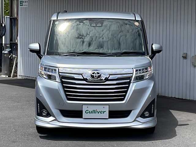 トヨタ ルーミー カスタムG 長野県 2020(令2)年 3.9万km ブライトシルバーM ４WD/寒冷地仕様/純正OPエアロ/純正メモリナビフルセグTV/パノラミックビューモニター/ETC/両側パワースライドドア/シートヒーター /純正１４インチアルミ/夏タイヤ積込ゴムのみ/前後コーナーセンサー/クルーズコントロール/保証書/スペアキー