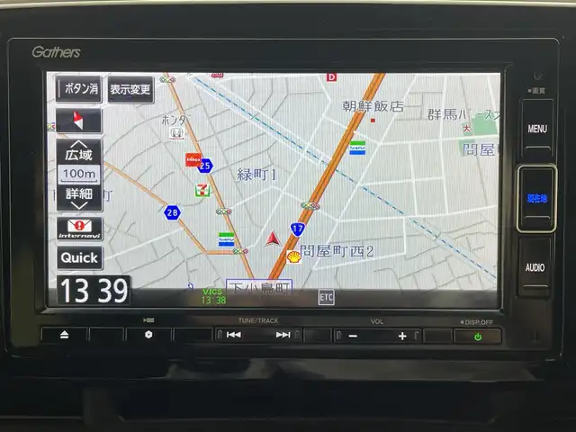 ホンダ Ｎ ＯＮＥ プレミアム ツアラー 群馬県 2019(令1)年 1.9万km ミッドナイトブルービームM 純正ナビ　バックカメラ　ビルトインＥＴＣ　ハーフレーザーシート　革巻きステアリング　パドルシフト　衝突被害軽減ブレーキ　クルーズコントロール　ステアリングスイッチ　フォグランプ　スマートキー　禁煙車