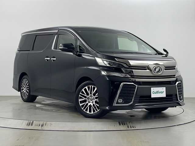 トヨタ ヴェルファイア Z Gエディション 埼玉県 2015(平27)年 3.6万km ブラック 純正フリップダウンモニター/トヨタセーフティセンス/両側パワースライドドア/追従型クルーズコントール/純正9インチメモリナビ(型式：NSZT-Y64T)/CD/DVD/Bluetooth/フルセグ/バックカメラ/前後ドライブレコーダー/ビルトインETC/ステアリングヒーター/パワーバックドア/プッシュスタート/スマートキー