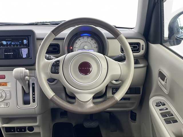 スズキ ラパン ＬＣ L 栃木県 2023(令5)年 1.7万km 緑 禁煙車/デュアルセンサーブレーキ/社外カーオーディオMVH-6600/BT/AUX/USB/前席シートヒーター/コーナーセンサー/ＬＥＤヘッドライト/スマートキー/ビルトインETC/アイドリングストップ/ステアリングスイッチ/ドライブレコーダー/プッシュスタート/社外フロアマット/ドアバイザー