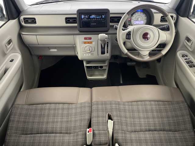 スズキ ラパン ＬＣ L 栃木県 2023(令5)年 1.7万km 緑 禁煙車/デュアルセンサーブレーキ/社外カーオーディオMVH-6600/BT/AUX/USB/前席シートヒーター/コーナーセンサー/ＬＥＤヘッドライト/スマートキー/ビルトインETC/アイドリングストップ/ステアリングスイッチ/ドライブレコーダー/プッシュスタート/社外フロアマット/ドアバイザー