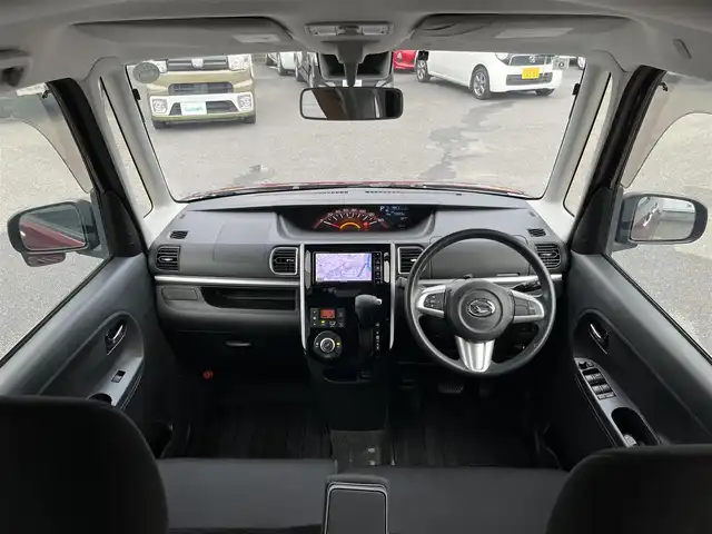 ダイハツ タント X ターボ SAⅢ 三重県 2017(平29)年 7.3万km ファイアークォーツレッドM 純正ナビ（Bluetooth/AM/FM/SD/CD/DVD/地デジTV）/純正ナビ装着用アップグレードパック（バックカメラ/6スピーカー/オーディオステアリングスイッチ/GPSアンテナ）/ETC/運転席シートヒーター/パワースライドドア（助手席側）/スライドドアイージークローザー（運転席側）/スマートアシスト3(衝突回避支援ブレーキ/衝突警報(対車両・歩行者)/車線逸脱警報/誤発進抑制制御/先行車発進お知らせ/オートハイビーム/リアコーナーセンサー/VSC/TRC)/ブラックインテリアパック（ブラック内装/中央エアコン吹き出し口シルバー加飾/エアコン吹き出し口ノブメッキ加飾/前席メッキインサイドドアハンドル/SRSサイドエアバック/ブラックファブリックシート）/eco IDLEシステム（アイドリングストップ機構）/フロントフォグランプ/自発光式アナログメーター/マルチインフォメーションディスプレイ/エコドライブアシスト照明/プレミアムシャインブラックセンターパネル/オートエアコン/リアヒーターダクト/スペアキー