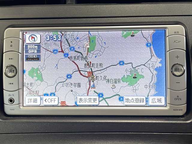 トヨタ プリウス S 福島県 2009(平21)年 9.3万km シルバーM 純正ナビ　バックカメラ　前方ドライブレコーダー　ビルトインＥＴＣ ステアリングスイッチ プッシュスタート　ＩＳＯＦＩＸ　純正フロアマット オートライト フォグランプ スマートキー スペアキー 取扱説明書
