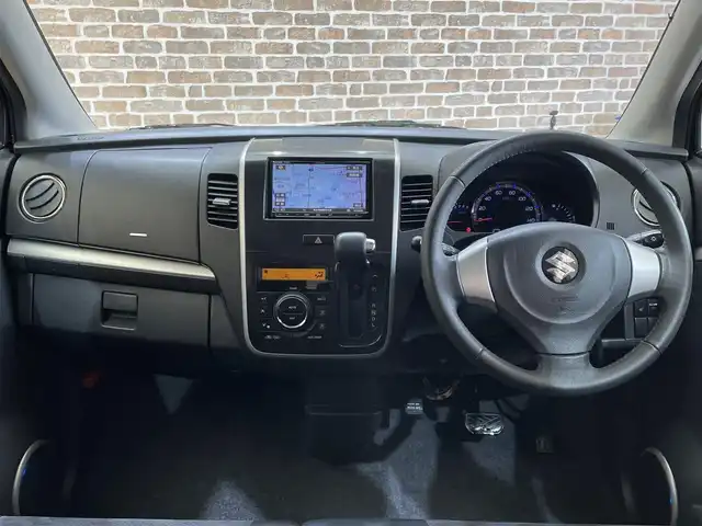 スズキ ワゴンＲ スティングレー リミテッドⅡ 岩手県 2012(平24)年 9.7万km ブルーイッシュブラックパール3 ストラーダナビ/フルセグTV/オートエアコン/運転席シートヒーター/フロアイルミネーション/プッシュスタート/スマートキー(スペアキーあり)/オートライト/HIDヘッドライト/フォグライト/社外14インチアルミホイール/ドアバイザー