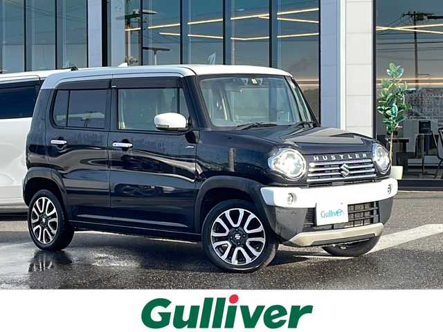 スズキ ハスラー Jスタイル Ⅱ 新潟県 2016(平28)年 5.5万km ブルーイッシュブラックパール 4WD/デュアルカメラブレーキサポート/車線逸脱警報/純正ナビ/ワンセグTV/シートヒーター/ハーフレザー/ステアリングリモコン/スマートキー/プッシュスタート/純正アルミホイール/HIDヘッドライト/フォグランプ/電格ミラー