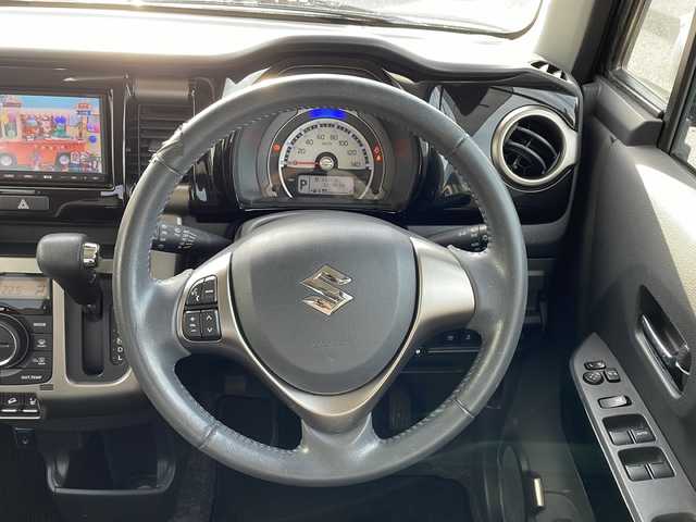 スズキ ハスラー Jスタイル Ⅱ 新潟県 2016(平28)年 5.5万km ブルーイッシュブラックパール 4WD/デュアルカメラブレーキサポート/車線逸脱警報/純正ナビ/ワンセグTV/シートヒーター/ハーフレザー/ステアリングリモコン/スマートキー/プッシュスタート/純正アルミホイール/HIDヘッドライト/フォグランプ/電格ミラー