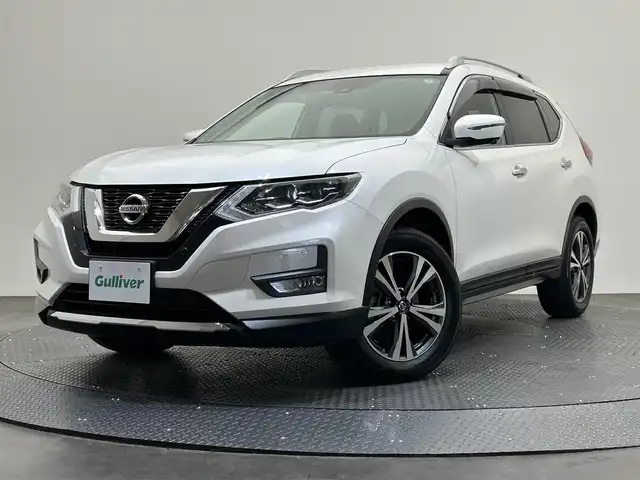 日産 エクストレイル 20Xi 愛媛県 2018(平30)年 3万km ブリリアントホワイトパール ・プロパイロット/・純正メモリーナビ/・フルセグテレビ/Bluetooth/USB/・アラウンドビューモニター/・デジタルインナーミラー/・カプロンシート/・シートヒーター/・ドライブレコーダー/・ETC/・LEDヘッドライト/・オートヘッドライト/・フォグランプ/・ルーフレール/・電動リアゲート