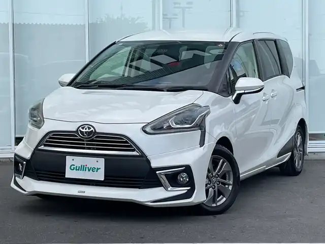 トヨタ シエンタ G 神奈川県 2016(平28)年 7.9万km ホワイトパールクリスタルシャイン 純正ＳＤナビ　/フルセグＴＶ　/両側パワースライドドア　/バックカメラ　/ＥＴＣ２．０　/レーンキープアシスト/モデリスタエアロ　/純正アルミホイール　/プッシュスタート　/スマートキー　/電動格納ミラー　/衝突被害軽減システム