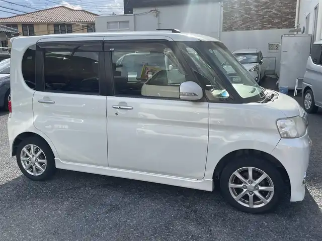 ダイハツ タント G 大阪府 2012(平24)年 7.3万km パール 純正ナビ/-Bluetooth/ワンセグTV/CD/DVD/FM/AM/片側PWスライドドア/前後ドラレコ/バックカメラ/ETC/スマートキー