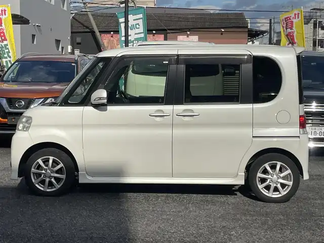 ダイハツ タント G 大阪府 2012(平24)年 7.3万km パール 純正ナビ/-Bluetooth/ワンセグTV/CD/DVD/FM/AM/片側PWスライドドア/前後ドラレコ/バックカメラ/ETC/スマートキー